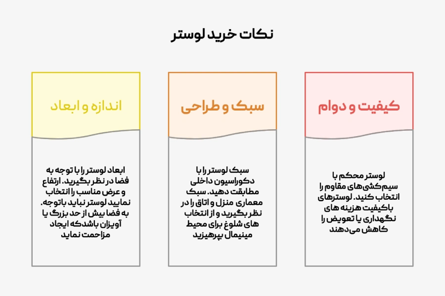 خرید لوستر