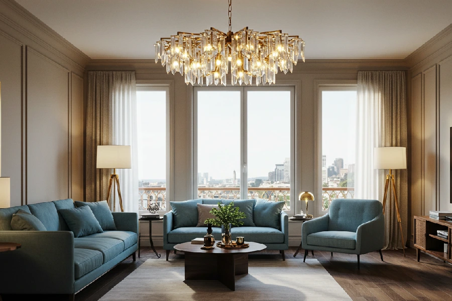 راهنمای کامل انتخاب اندازه لوستر