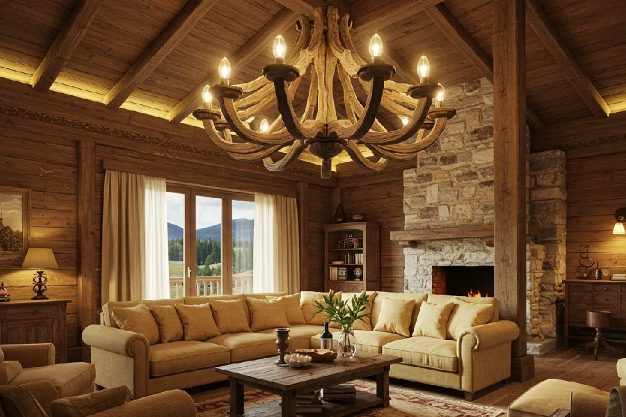 لوستر برای ویلا