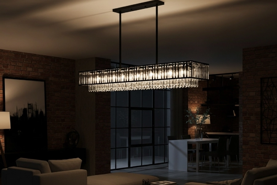 خرید لوستر کریستالی