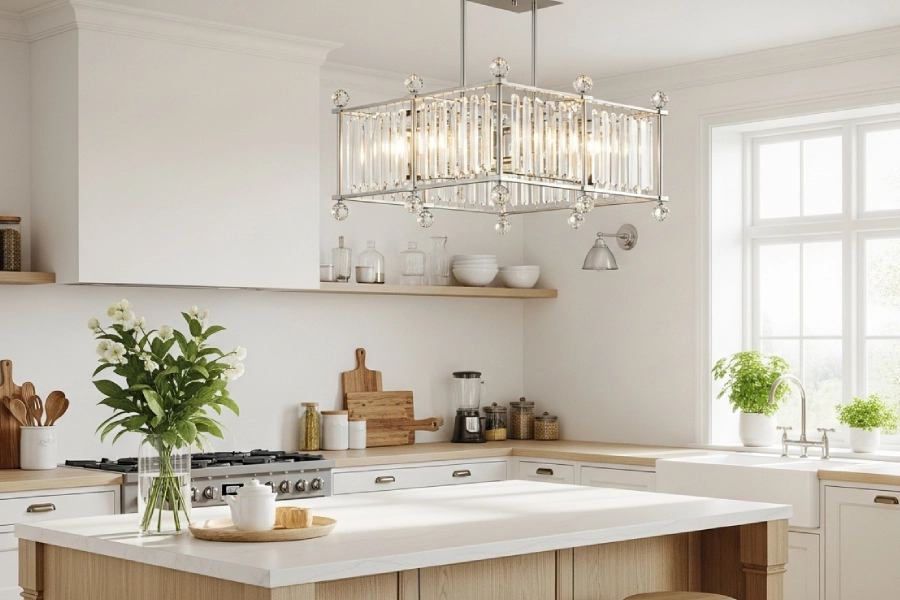 خرید لوستر کریستالی