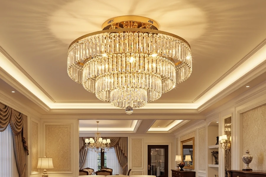 خرید لوستر کریستالی